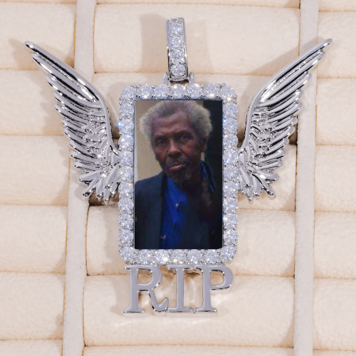 RIP WING 3D CUSTOM PICTURE PENDANT