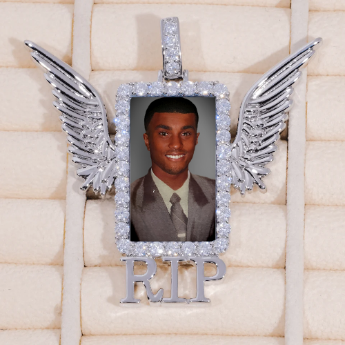 RIP WING 3D CUSTOM PICTURE PENDANT
