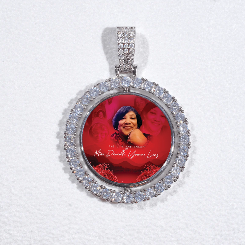 3D Spinning 2-Faced Custom Picture Pendant