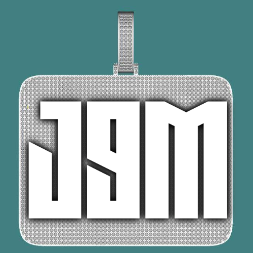 CUSTOM LETTER NECKLACE 3D BIG SQUARE