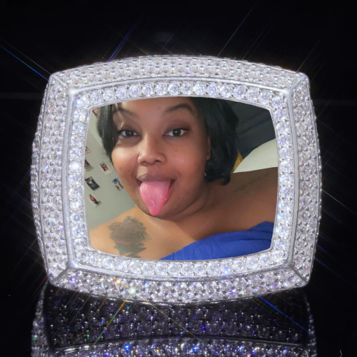 3D CUSTOM PICTURE ICED RING
