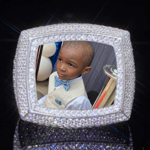3D CUSTOM PICTURE ICED RING