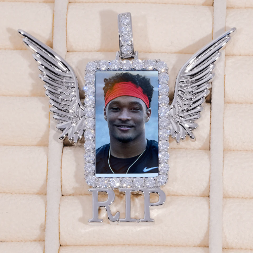 RIP WING 3D CUSTOM PICTURE PENDANT