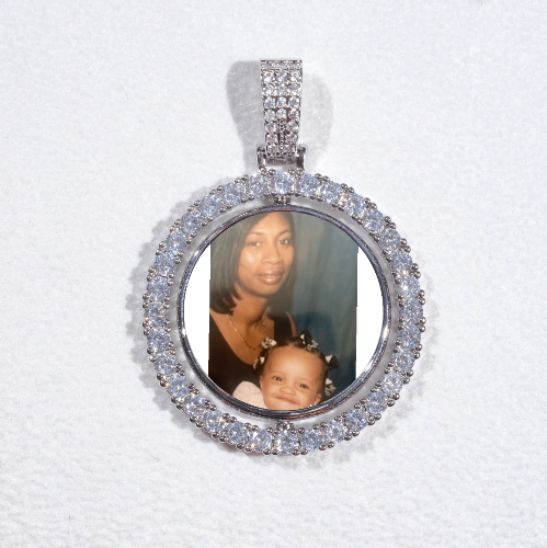 3D Spinning 2-Faced Custom Picture Pendant