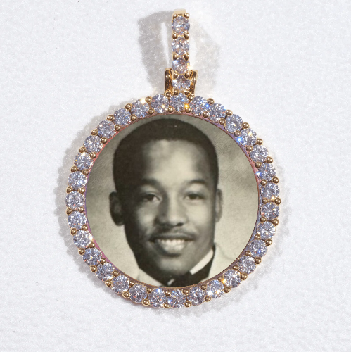 3D CIRCLE CUSTOM PICTURE PENDANT SMALL SIZE