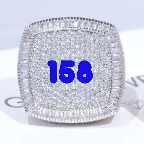 CUSTOM LETTER 3D ICED RING