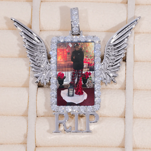RIP WING 3D CUSTOM PICTURE PENDANT