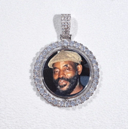 3D Spinning 2-Faced Custom Picture Pendant