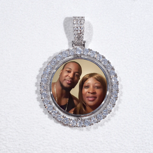 3D Spinning 2-Faced Custom Picture Pendant