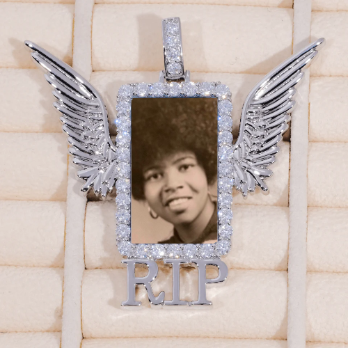RIP WING 3D CUSTOM PICTURE PENDANT