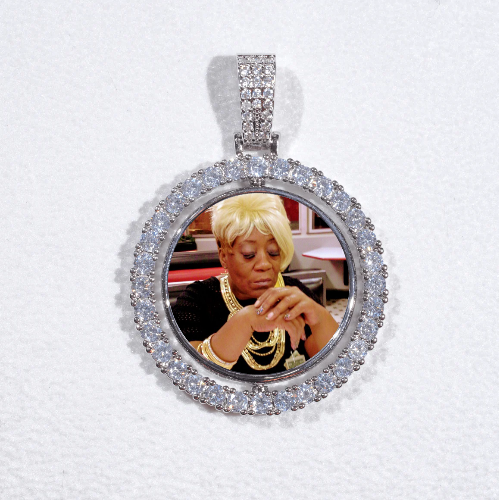 3D Spinning 2-Faced Custom Picture Pendant