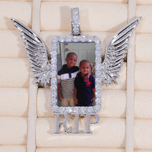 RIP WING 3D CUSTOM PICTURE PENDANT