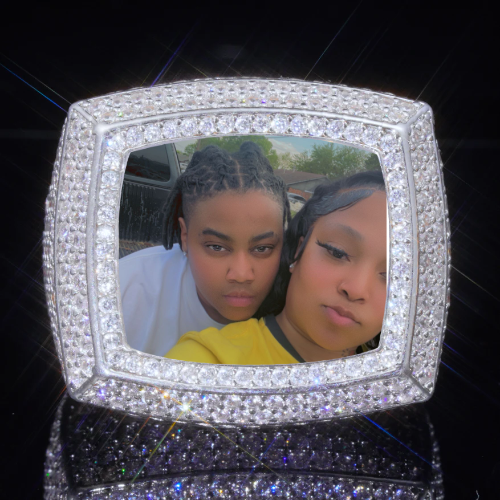 3D CUSTOM PICTURE ICED RING