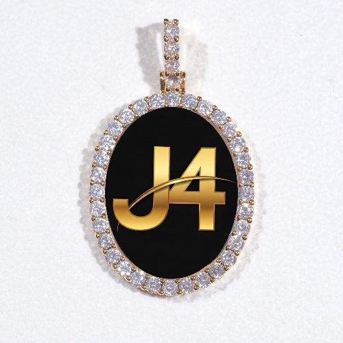 3D Oval Custom Picture Pendant