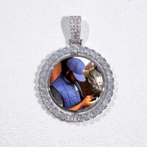 3D Spinning 2-Faced Custom Picture Pendant