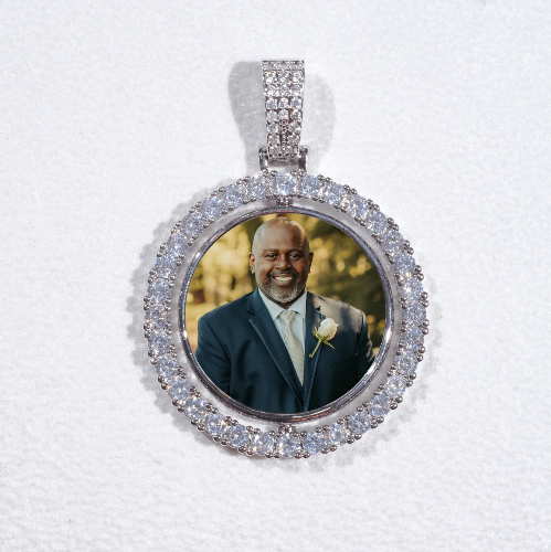 3D Spinning 2-Faced Custom Picture Pendant
