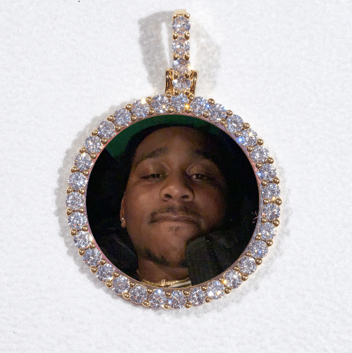 3D CIRCLE CUSTOM PICTURE PENDANT SMALL SIZE