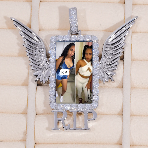 RIP WING 3D CUSTOM PICTURE PENDANT