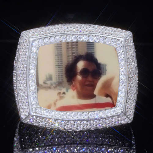 3D CUSTOM PICTURE ICED RING