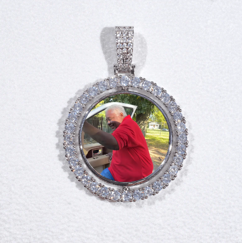 3D Spinning 2-Faced Custom Picture Pendant