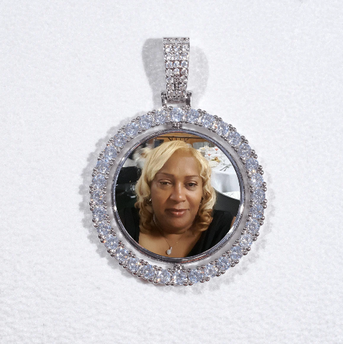3D Spinning 2-Faced Custom Picture Pendant