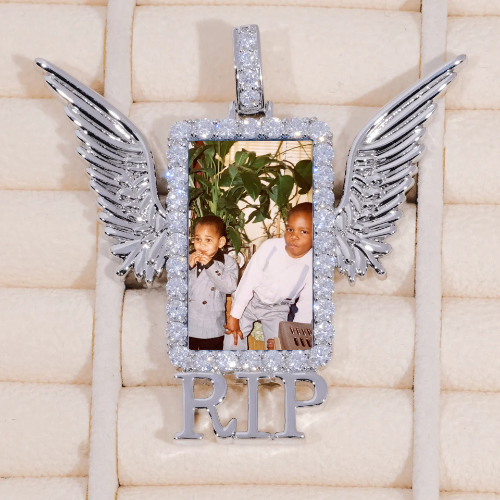 RIP WING 3D CUSTOM PICTURE PENDANT