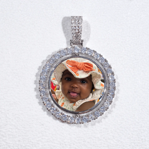 3D Spinning 2-Faced Custom Picture Pendant