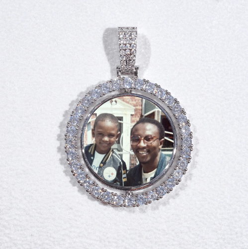 3D Spinning 2-Faced Custom Picture Pendant