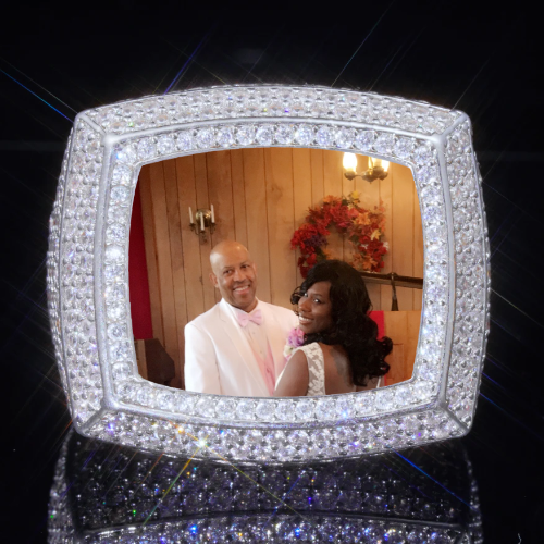 3D CUSTOM PICTURE ICED RING