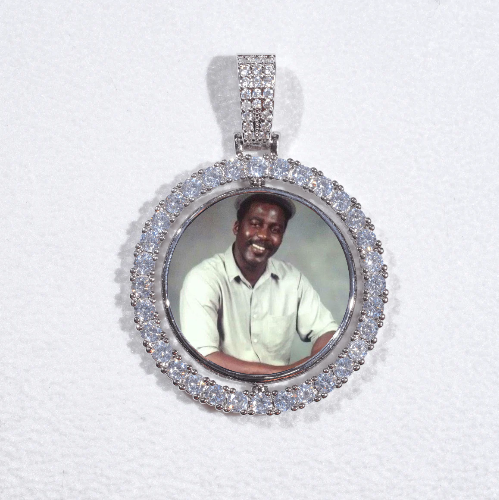 3D Spinning 2-Faced Custom Picture Pendant