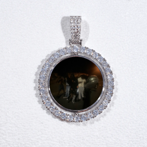3D Spinning 2-Faced Custom Picture Pendant