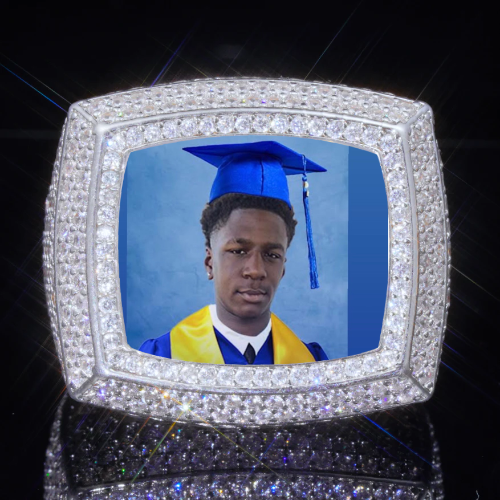 3D CUSTOM PICTURE ICED RING