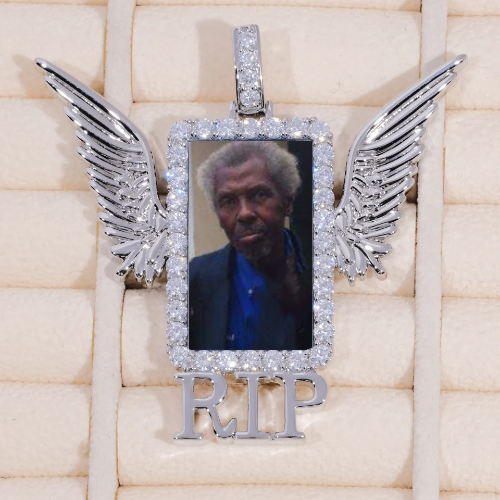 RIP WING 3D CUSTOM PICTURE PENDANT