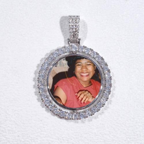 3D Spinning 2-Faced Custom Picture Pendant