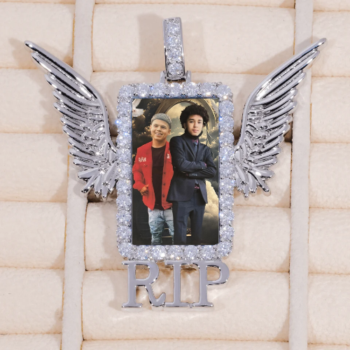 RIP WING 3D CUSTOM PICTURE PENDANT