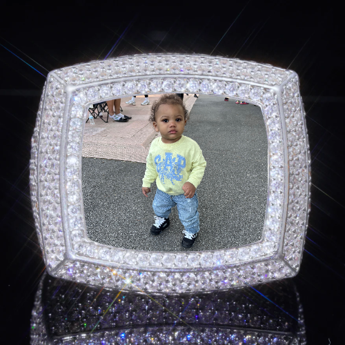 3D CUSTOM PICTURE ICED RING