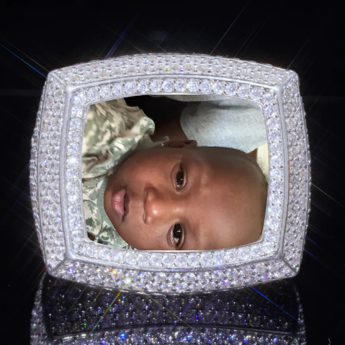 3D CUSTOM PICTURE ICED RING