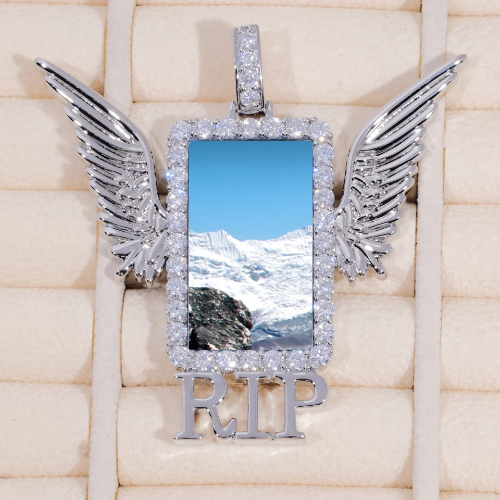 RIP WING 3D CUSTOM PICTURE PENDANT