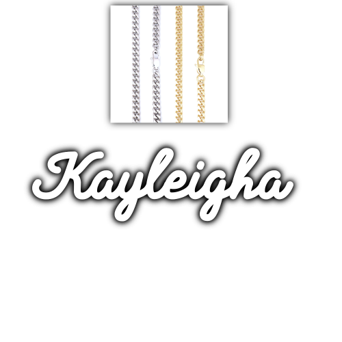 Script Custom Letter Necklace
