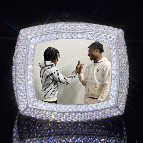 3D CUSTOM PICTURE ICED RING