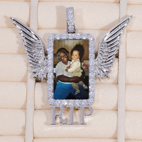 RIP WING 3D CUSTOM PICTURE PENDANT