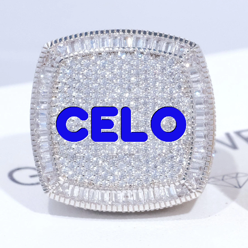 CUSTOM LETTER 3D ICED RING