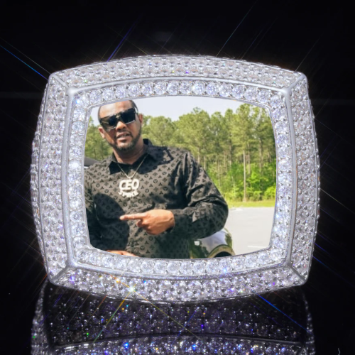 3D CUSTOM PICTURE ICED RING