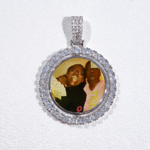 3D Spinning 2-Faced Custom Picture Pendant