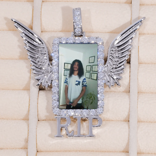RIP WING 3D CUSTOM PICTURE PENDANT