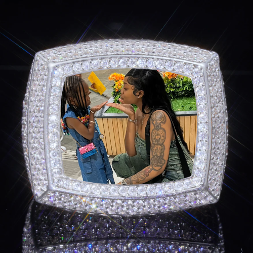 3D CUSTOM PICTURE ICED RING