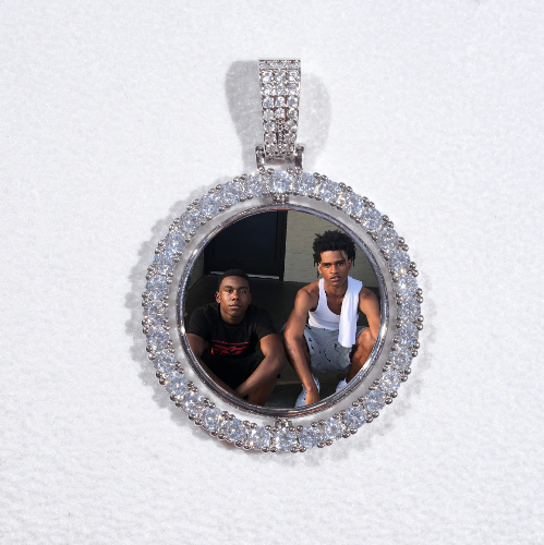 3D Spinning 2-Faced Custom Picture Pendant