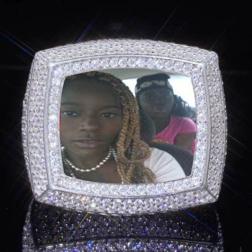 3D CUSTOM PICTURE ICED RING