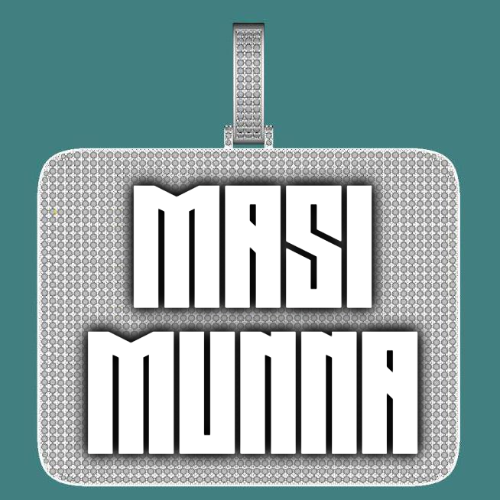 CUSTOM LETTER NECKLACE 3D BIG SQUARE
