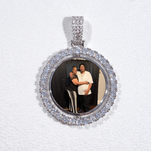 3D Spinning 2-Faced Custom Picture Pendant